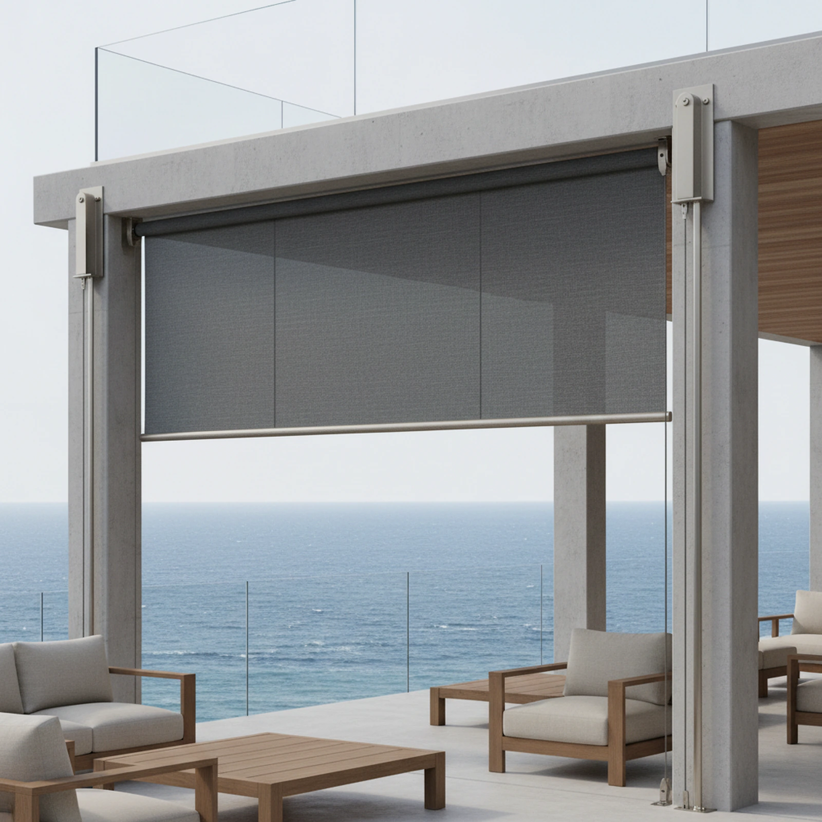 Wind-Resistant Exterior Shades — Progetto Shades San Diego